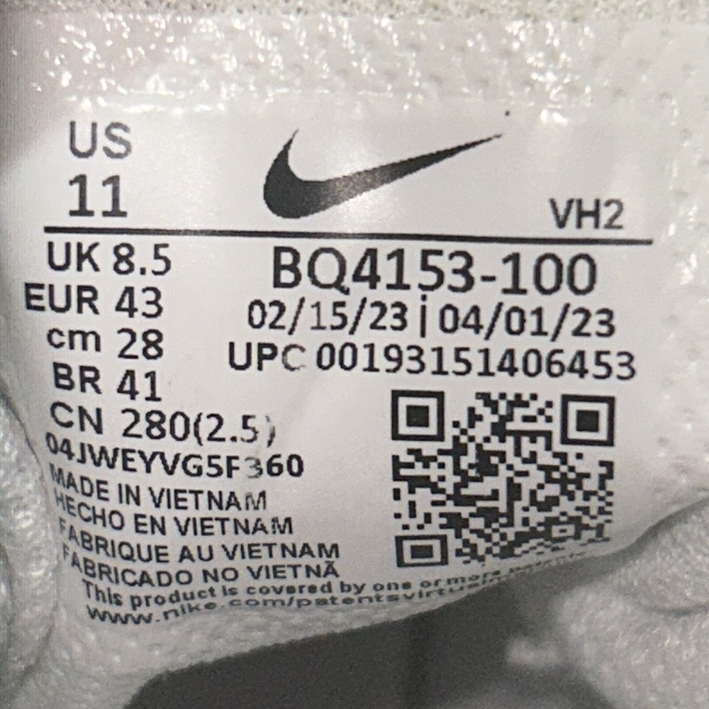 Nike RYZ 365 “White” Women’s Size 11 - Picture 8 of 9